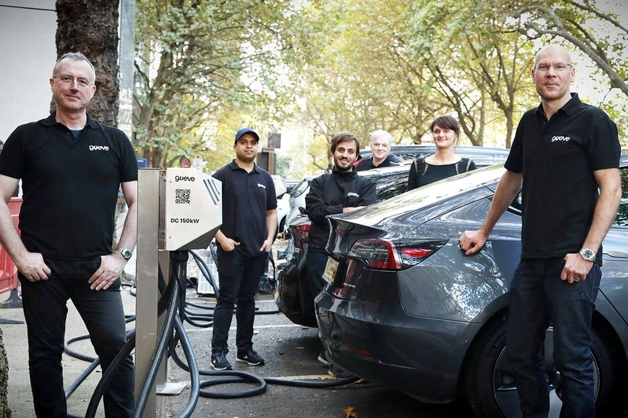 Go Eve Charging a Car